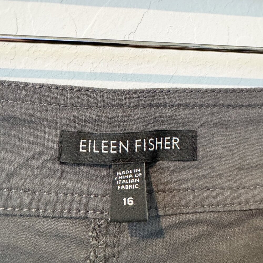 Eileen Fisher Straight Leg Trouser Pants Office Plus Size Business Casual 16 - Picture 6 of 12
